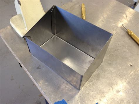 how to make a metal box without bender|how to cut sheet metal box.